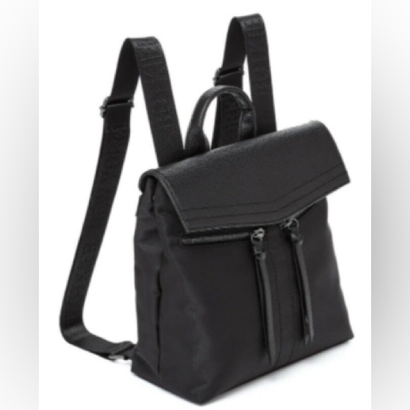🆕 Botkier New York Mini Trigger Nylon Black Backpack - Picture 3 of 6